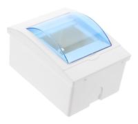 Hemobllo Boîte de Jonction Électrique Extérieure Étanche en Plastique Robuste Protection Anti-Poussière et Résistante à L’Eau pour Installation Modulaire M1 3-4 Modules Usage Électrique