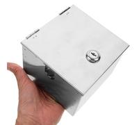 Hemobllo Boîte de Prise Murale en Acier Inoxydable 86 Type Étanche et Verrouillable Boîte de Sortie Extérieure pour Recharge de Véhicules Électriques Protection Pluie pour Installation