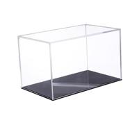 Hemobllo Boîte de Rangement Acrylique Transparente Horizontale pour Modèles Vitrine Antipoussière et Facile à Nettoyer Présentation Claire pour Objets de Collection