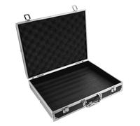 Hemobllo Boîte de Rangement Aluminium Multifonction avec Serrure à Chiffre Malette Rigide Portable pour Maison et Voyage Capacité pour Outils et Cosmétiques Pratique et