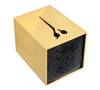 Hemobllo Boîte de Rangement Dorée pour Ciseaux de Coiffure Étui Porte-Outils de Coiffure Grosse Capacité Organiseur Pratique pour Peignes et Tondeuses Adapté Maison et Salon