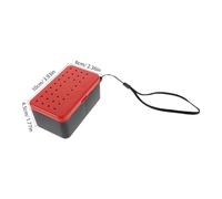 Hemobllo Boîte de Rangement Double Couche pour Appâts de Pêche Taille Moyenne 10X6X45 CM Lot de 4 avec Isolation Thermique et Ventilation Perforée Étanche et Portable pour Pêche en