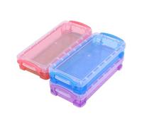 Hemobllo Boîte de Rangement en Plastique Multifonction à Compartiments | Léger et Portable, Résistant aux Déchirures, pour Étudiants en Arts et Design, Couleur Couleur Aléatoire
