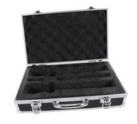 Hemobllo Boîte de Rangement Microphone Rigide Noire Mallette de Protection Portable pour Microphones sans Fil Étui pour Équipement Audio
