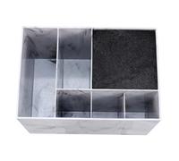 Hemobllo Boîte de Rangement Multifonction pour Outils Coiffure Organiseur Ciseaux et Peignes Support Barber Pratique et Acrylique pour Salon et Usage Personnel