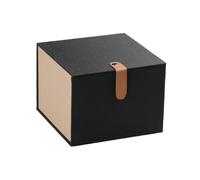 Hemobllo Boîte de Rangement pour Tasse à Thé Bleu Coffret Cadeau Élégant et Boîte de Stockage Pratique pour Tasses et Bonbons Design Rétro et Texture Claire