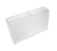 Hemobllo Boîte de Rangement Transparente Compartimentée pour Bijoux Nail Art Paillettes et Fournitures Créatives