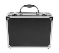 Hemobllo Boîte de Transport Portable pour Magicien, Rangement ABS Noir | Poignée Ergonomique, Coins Renforcés, Verrouillage Sécurisé, Organisation Interne pour Accessoires et Vis