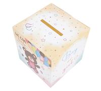 Hemobllo Boîte de Vote Gender Reveal Papier Colorée Jeu Décoratif pour Révélant Garçon ou Fille Design Charmant et Facile à Utiliser Accessoire pour Shower