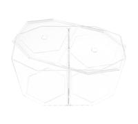 Hemobllo Boîte Isolation pour Poissons Aquarium Transparent Réservoir De Reproduction avec Compartiments des Nouveaux- Et Isolation des Poissons Malades
