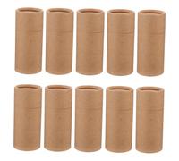 Hemobllo Boîte Présent en Papier Kraft 15 Pièces pour Rangement Thé 50 Ml, Boîte Cylindrique en Papier Kraft Naturel, Coffret Multifonction Cuisine et Conservation Aliments, Usage