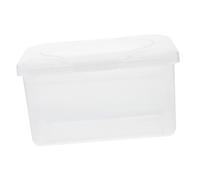 Hemobllo Boîte Rangement Lingettes avec Couvercle Distributeur Portable Plastique PP Réutilisable Boîte Compacte pour Maison et Bureau Organiseur Multi Usage pour Mouchoirs et Masques