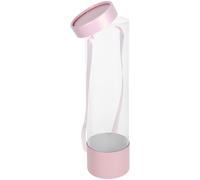 Hemobllo Boîte Transparente Cylindrique pour Bouquet de Fleurs, Boîte Présent Ronde en Pvc Rose, Emballage pour Composition de Fleur Saint-valentin, Jardinière Décorative et Transport