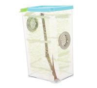 Hemobllo Boîte Transparente pour Reptiles et Insectes Terrarium Clair pour Religieuse et Phasmes Kit Alimentation et Observation Éducative pour Animaux de Compagnie