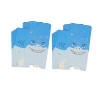 Hemobllo Boîtes à Dragées en Papier Bleu Requin 25 Pièces, Petites Boîtes de Bonbons pour Shower et Fêtes Prénatales, Coffrets Présents Légers et Sûrs pour Décoration Anniversaire Garçon
