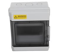 Hemobllo Boîtier de Distribution Étanche Extérieur avec Fenêtre Transparente Résistant Aux Uv Protection pour Disjoncteurs Accès Latéral Facile Adapté Aux Centres Commerciaux et Stations