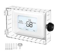 Hemobllo Boîtier de Verrouillage Couvercle de Thermostat en Acrylique Transparent Protection Antivandalisme pour Thermostat pour Bureau et Divers Environnements