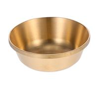 Hemobllo Bol Bouddhiste Épais Poli Bol Décoratif pour Eau Cérémonie Tibétaine et Accessoires Rituels pour Temple et Yoga