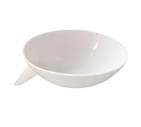 Hemobllo Bol Égouttoir Multifonction avec Entonnoir et Crépine pour Évier Panier de Drainage Rapide pour Laver Riz Légumes et Fruits Organisateur de Cuisine Blanc