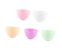 Hemobllo Bol En Silicone Anti-goutte Sans Odeur 5 Pièces Moyen 10,5 x 7 Cm Pour Usage Domestique Mélange Masque Préparation