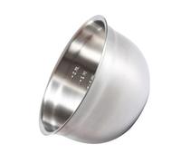 Hemobllo Bol Mélangeur Inox avec Graduation Intérieure Bol Profond Antirouille pour Battre les Œufs et Salade de Fruits Diamètre Usage Professionnel et Domestique