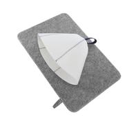 Hemobllo Bonnet et Coussin de Sauna Feutre Épais pour Hommes et Femmes Protection Thermique Complète Ensemble Gris et Cassé Confort Salon et