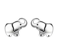Hemobllo Boucles D'oreilles Éléphant en Argenté Sterling pour Femmes, Puces Délicates et Polies, pour Banquet et Autres Occasions, Présent