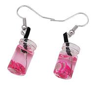 Hemobllo Boucles Doreilles Pendantes Fruitées Femme Earrings Dangle Style Dragon Fruit Accessoires Mode pour Fêtes et Usage et Original