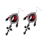 Hemobllo Boucles Doreilles Pendantes Gothiques pour Femmes Style Vintage Vampire Accessoires Halloween Chic