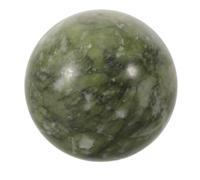 Hemobllo Boule de Cristal en Jade Naturel 4-5 Cm, Sphère Verte Polie pour Décoration Feng Shui, Ornement en Pierre de Richesse et Abondance, Décorations Chinoises pour Maison et Bureau