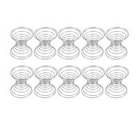 Hemobllo Boules à Secouer Mélangeur Pratique pour Poudres de Protéines Lot de 10 en Acier Inoxydable Argenté Lavables et Solide pour Gobelets et Bouteilles