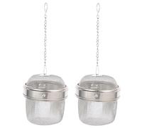 Hemobllo Boules Infuseuses Acier Inoxydable 2 Pièces Panier Nettoyage Montre et Bijoux Passoire Fine pour Infusion Thé et Cuisson la Maison Salon