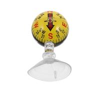 Hemobllo Boussole de Tableau de Bord Voiture et Bateau avec Ventouse Fiable | Navigation Marine et Randonnée Extérieure, Précision Élevée, Design Portable, Abs Vert, Usage Polyvalent