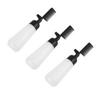 Hemobllo Bouteille Applicateur Peigne pour Coloration des Cheveux, Plastique Solide Contrôle Précis et Design à Pression, Opérations de Soins Capillaires