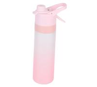 Hemobllo Bouteille Eau Portable Légère avec Spray Rafraîchissant pour Sport Fitness et Randonnée Plein Air Bouteille Camping Pratique et Antichoc Couleur Rose