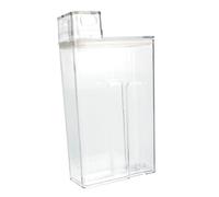 Hemobllo Bouteille Rechargeable pour Lessive Grande Capacité Transparente Contenant Polyvalent Étanche pour Stockage Maison Distributeur Pratique avec Structure Pressable Anti-gaspillage