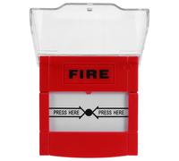 Hemobllo Bouton D’Alarme Incendie Manuel à Réarmement, Interrupteur D’Appel D’Urgence Rouge Double Lame, Sécurité pour Habitation et Entreprise, Alarme Évacuation et Bouton Commande