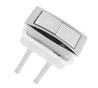 Hemobllo Bouton de Toilette à Double Pression ABS Marron pour Wc | Installation Facile, Format Compact, Rinçage Rapide, Usage Salle de Bain, Longue Durée Couleur Aléatoire