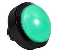 Hemobllo Bouton-Poussoir Convexe Vert 63 Micro-Interrupteur Jaune Yjx pour Consoles de Jeux et Borne d'Arcade, Accessoire de Remplacement pour Boutons de Jeu