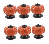 Hemobllo Boutons de Tiroir Citrouille Céramique Vintage Poignées pour Armoire et Commode Cuisine Chambre et Salle de Bain Lot de Poignées Décoratives Lisses et Durables Adaptées Aux Espaces
