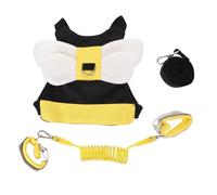 Hemobllo Bracelet Anti-perte pour Garçon et Filles Jaune Laisse Extensible Harnais de Sécurité en Tissu Respirant 1 Set pour Promenade et Voyage en Extérieur