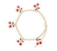 Hemobllo Bracelet Cerise Pour Femme Bijoux De Main Bracelet Créatif Élégant Féminin