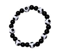 Hemobllo Bracelet de Billes de Football pour Hommes Accessoire de Mode Chic pour Amateurs de Sport Bracelet Élégant Unique pour Compliments Assurés