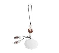 Hemobllo Bracelet de téléphone portable avec perles pour téléphone portable, décoration Feng Shui, cordon portable à suspendre pour homme et femme, travail en plein air