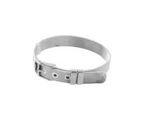 Hemobllo Bracelet En Maille D'acier Inoxydable Réglable Pour Homme Style Droit Usage Quotidien Élégance Moderne