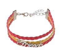 Hemobllo Bracelet Lettre Espagne en Alliage, Bangle Créatif et Mode Unisexe | Décoration Nationale, Léger et Portable au Quotidien, Toucher Confortable, Style pour Activités