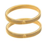 Hemobllo Brassards de Chemise Antidérapants Dorés en Alliage Robuste, Jarretières Extensibles pour Hommes et Femmes, Accessoires de Manches pour Tenue Professionnelle, Lot de 2 Pièces