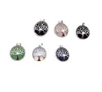 Hemobllo Breloques Arbre De Vie En Alliage Mixte 6 Pièces Pour Bijoux Diy Création Artisanale Accessoires Multicolores Présent Famille Amis Artisanat