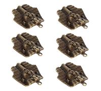 Hemobllo Breloques En Alliage Vintage 10 Pcs Pour Création Bijoux Diy, Couleur Bronze Ancien, Pendentifs Charme Égyptien Pharaon, Artisanat Et Présents, Usage Collier Bracelet Fête Anniversaire Noël