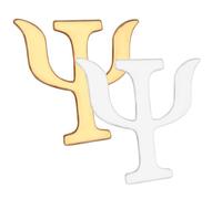 Hemobllo Broche Alphabet En Alliage Doré Et Argenté 2 Pièces, Épingle Pour Vêtements Femme Vintage, Bijoux Mode Féminine Polyvalente Pour Présents Et Occasions